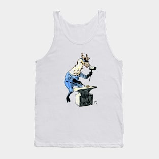 Llama Metal Smith Tank Top